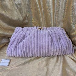 Shiraleah Emilia Lilac Clutch NWT 