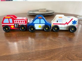 Melissa & Doug emergency vehicle set