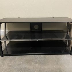 Entertainment Center Shelves Tv Stand Glass Top