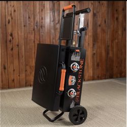 Blackstone 22” on the go outdoor griddle with hood and flex foldable floor model 