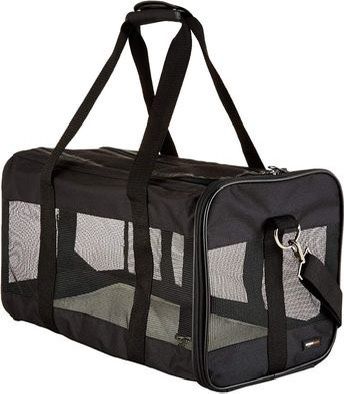 Amazon Basics Soft-Sided Mesh Pet Travel Carrier for Cat, Dog, Large, Black ⭐NEW IN BOX⭐