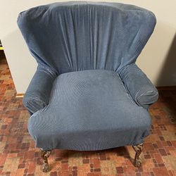Antique Barrel High sided Chair