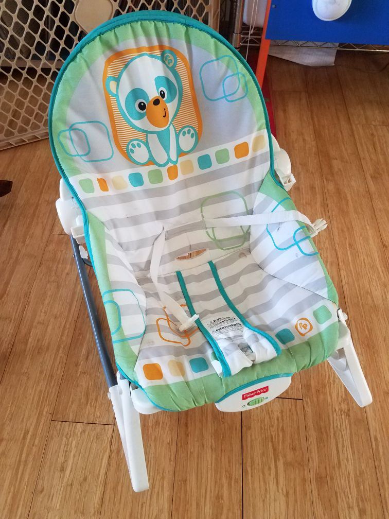 Infant chair/Toddler rocker and Exersaucer