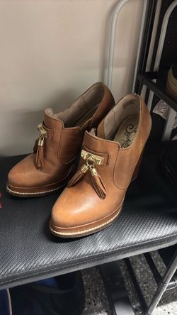 Seychelles leather heels 7.5