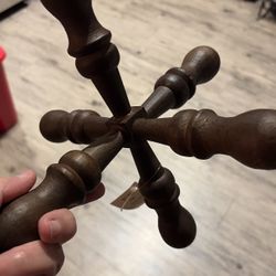 Brand New Wooden Old-Fashioned Jack Piece Great To Sit On Top Of A Stack Of Books, Etc.