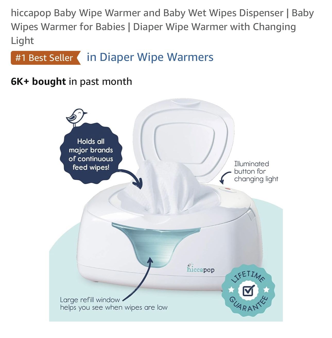 wipe warmer 