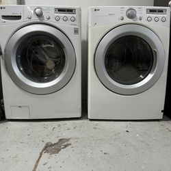 LG Front Load Washer and Dryer Stacked Set