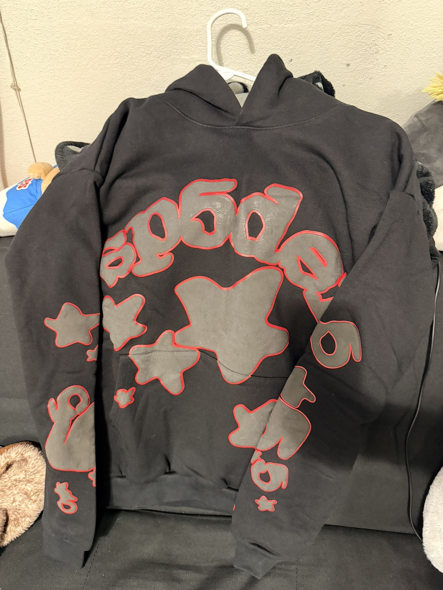 Sp5der Beluga Outline Hoodie