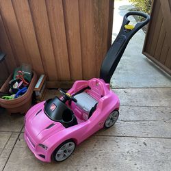 Step2 Whisper Ride Cruiser Kids Push Car, Ride On Toy, Stroller Substitute