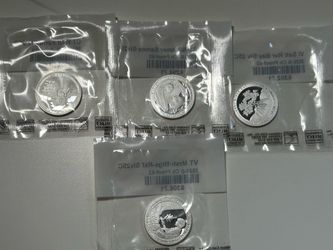 .999 Silver Proof Quarters US 2020 x4 in original packaging from Littleton Coin Co.