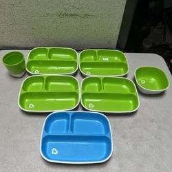 Munchkin Kids Divided Plates 