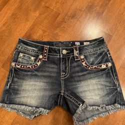Women’s Miss Me Bling Shorts Shipping Available