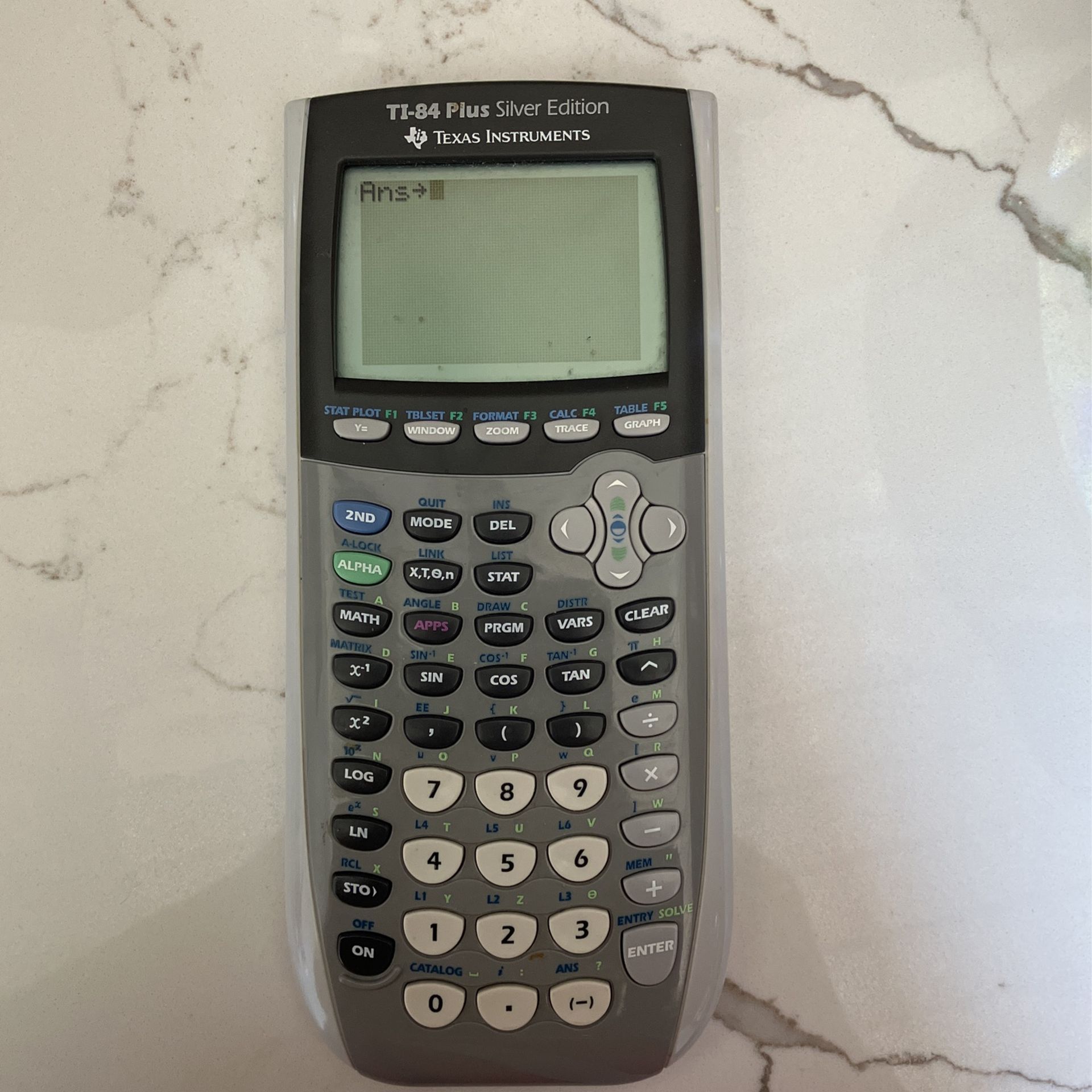TI-84PLUS Silver Addition Texas Instrument