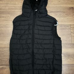 Men's vest puffer jacket