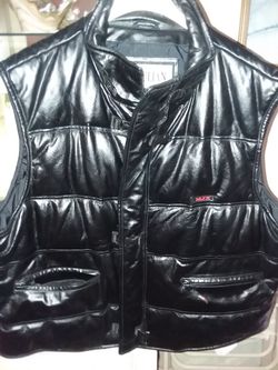 Men's M.Julian leather bubble vest
