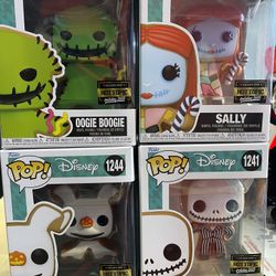 Nightmare Before Christmas Hot Topic Exclusive Funko Holiday Pops