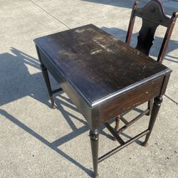 Old Desk and Chair 