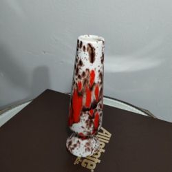 DRIP GLAZE CERAMIC VASE 6.5"×1.5" - M09