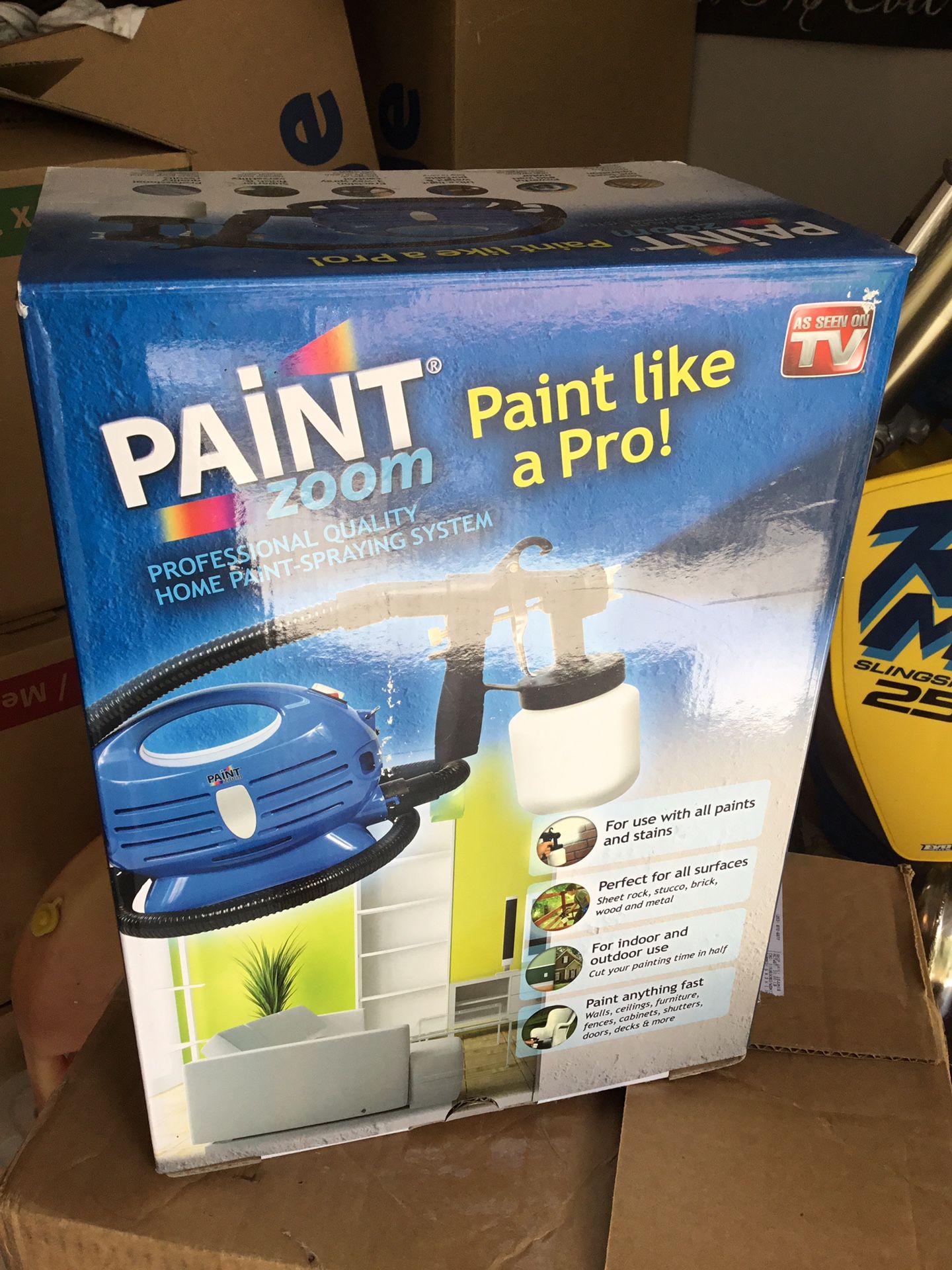 Paint gun and compressor New