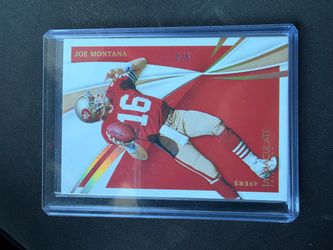 Joe Montana Immaculate Collection Card #4/5