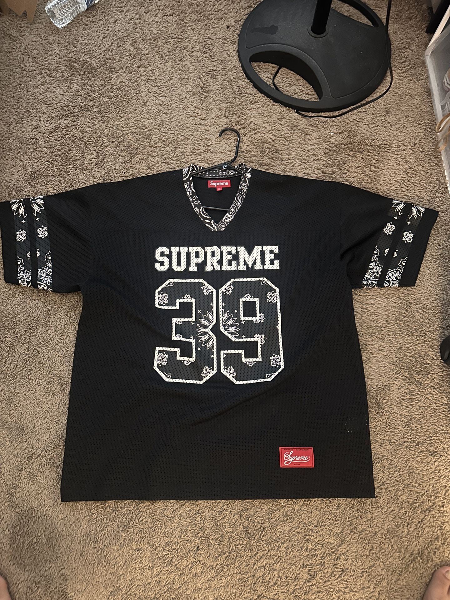 Supreme Bandana Football Jersey Xl Mens