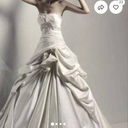 Bridal Wedding Dress + Custom Jumpsuit Bundle – Size 14 – Elegant, Romantic, Unique