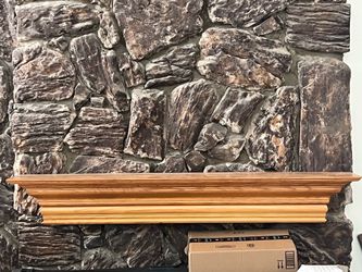 Oak Wood Mantel