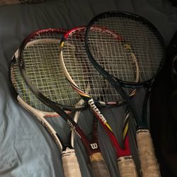 4 Tennis Rackets Mint Condition 100 For All 4 