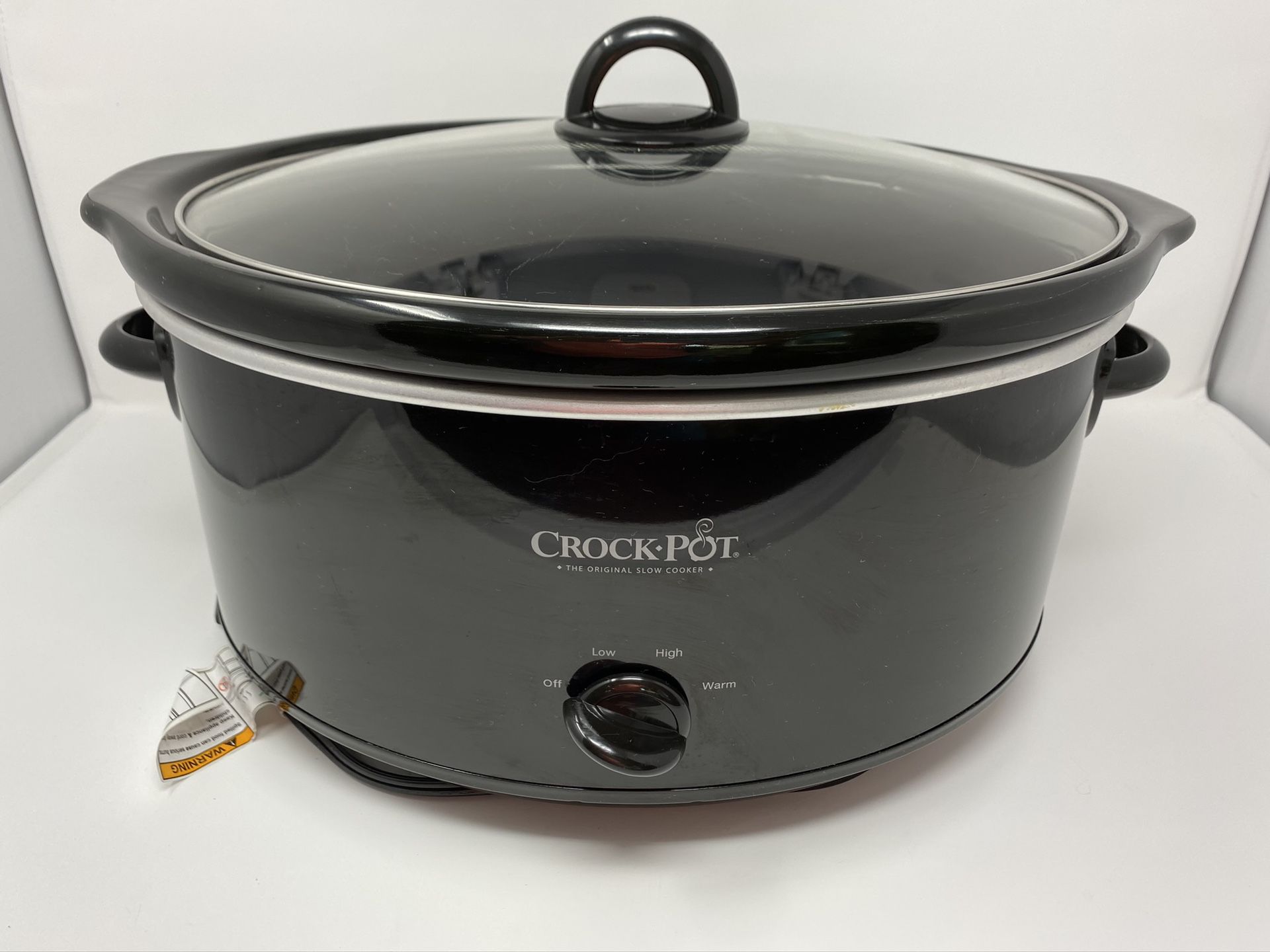 Crock-Pot SCV800-B 8 Qt. Oval Manual Slow Cooker Black- Fully Functional