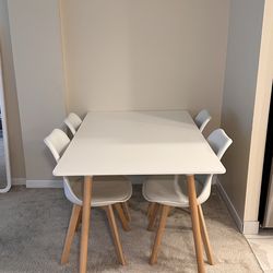 Dining table with chairs