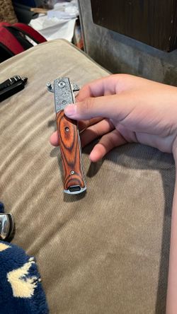 Damascus* Folder Dagger