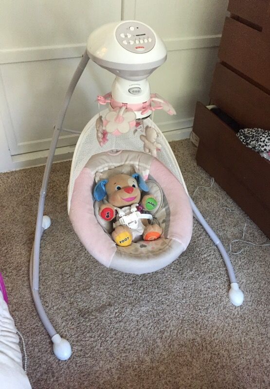 Fisher-Price baby swing.