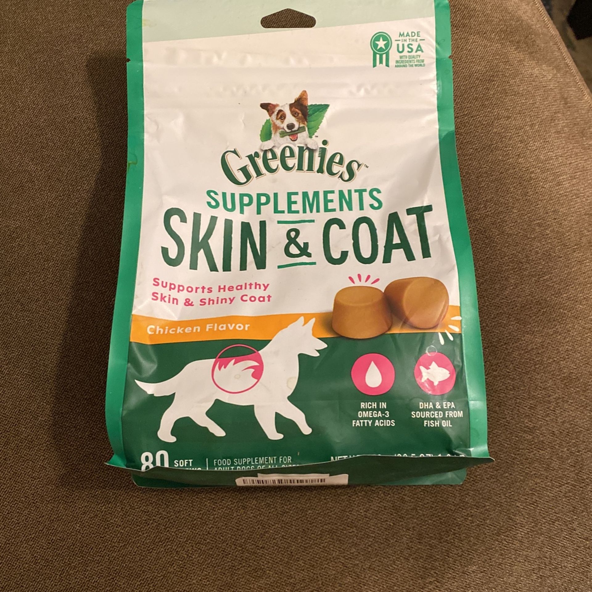 greenies supplements for skin and coat