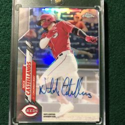 Nick Castellanos Topps Chrome Auto