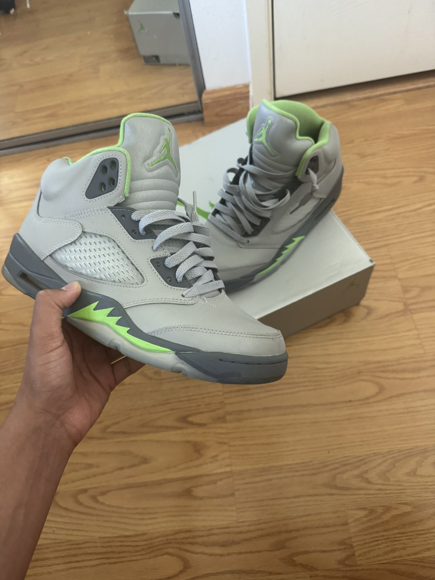 Jordan 5 Green Bean