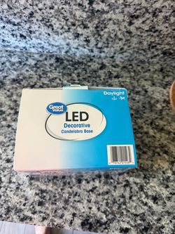 Great Value LED Candelabra Bulbs – 12 Pack – $15