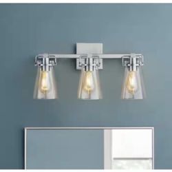 Home Decorators Collection Stonedale 20 in. 3-Light Chrome Vanity Light HDLI007