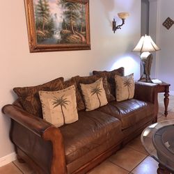 Leather Sofa For Sale!!