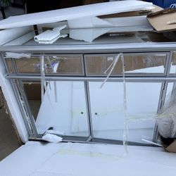 Glass Console Table With Drawers