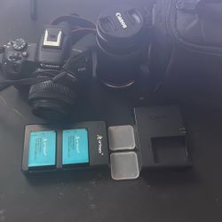 Canon EOS R50 + RF-S 18-45mm & 55-210mm lenses  + Extras Pro Photographer Starter Kit