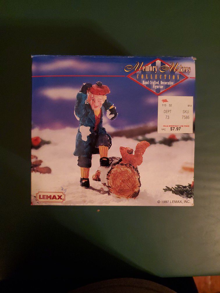 1997 Lemax 'Ambushed' Memory Makers Collection 