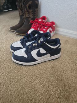 Boys Dunks Navy Blue Size 13.5