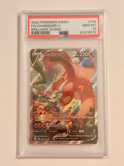 PSA 10 Charizard V Brilliant Stars