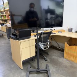 SAMSUNG 40 TV + Rolling Stand