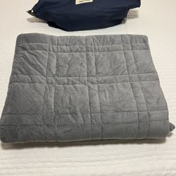 Weighted Blanket 20lbs Double-Sided), Reversible Weighted Blanket with Warm Short Plush and Cool Tencel Fabric 