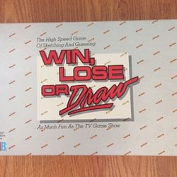 1987 Vintage Win, Lose or Draw Home Game