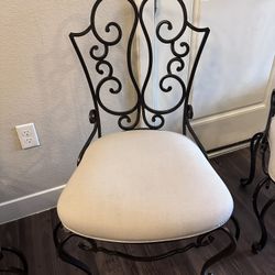 Metal Chairs With Cushion