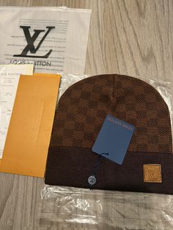 Brown Brand New LV Beanie