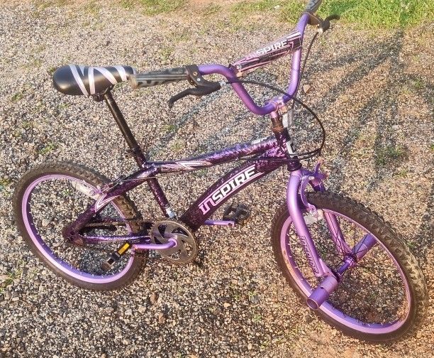 20" Dynacraft "Inspire" Purple & Black Youth BMX Bicycle