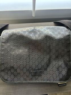 Gucci Monogram Diaper Bag 